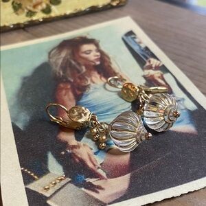 Vintage Gold Chandelier Earrings EUC